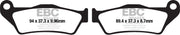 EBC FA-HH Series Sindered Brake Pads for 2005-2015 BMW Street Rear Sintered Metal Pair #FA671HH