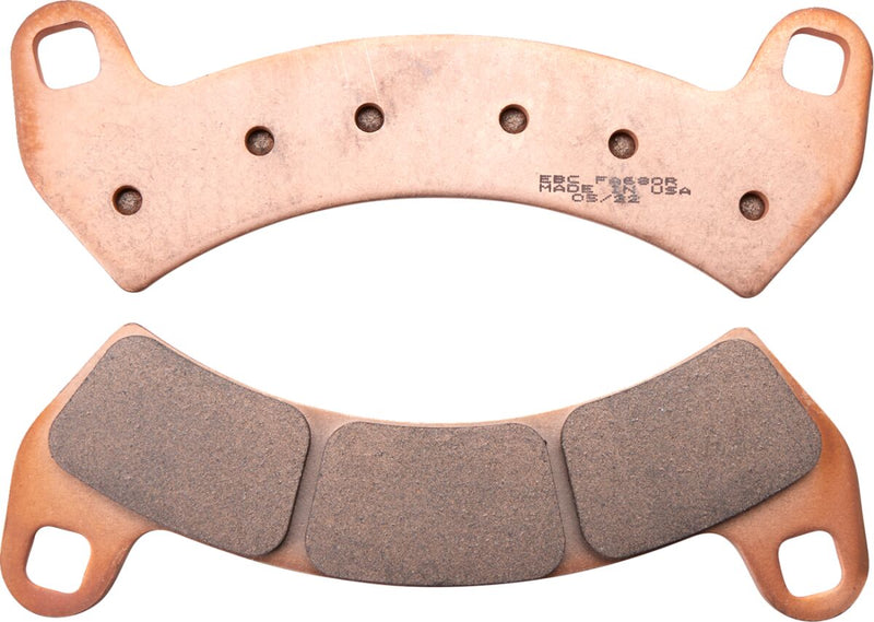 EBC Long-Life Sintered "R" Brake Pads for 2016-2020 POLARIS RZR XP FA-R Series Front Sintered Metal Bronze Set of 2 #FA680R