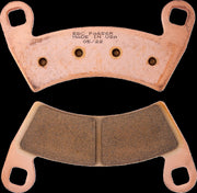 EBC Long-Life Sintered "R" Brake Pads for 2013-2021 POLARIS FA-R Series Front Rear Sintered Metal Bronze Set of 2 #FA656R