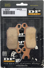 DP Brakes ATV/UTV Sintered Metal Brake Pads for 2016-2024 CAN AM (BRP) Rear Left Copper Alloy Set of 2