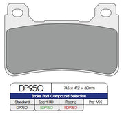 DP Brakes Standard Sintered Metal Brake Pads for 2004-2018 HONDA Multi-Purpose Front Pair