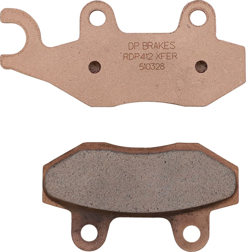 DP Brakes RDP X-Race Titanium Sintered Brake Pads RDP Racing Front Front Right Sintered Metal Copper Alloy Set of 2 #RDP412