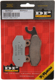 DP Brakes RDP X-Race Titanium Sintered Brake Pads RDP Racing Front Front Right Sintered Metal Copper Alloy Set of 2 #RDP412