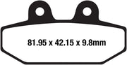 EBC HH Sintered Harley/Buell Brake Pads for 2014-2015, 2018-2026 Harley-Davidson FA-HH Series Rear Right Sintered Metal Copper Alloy Set of 2 #FA710HH