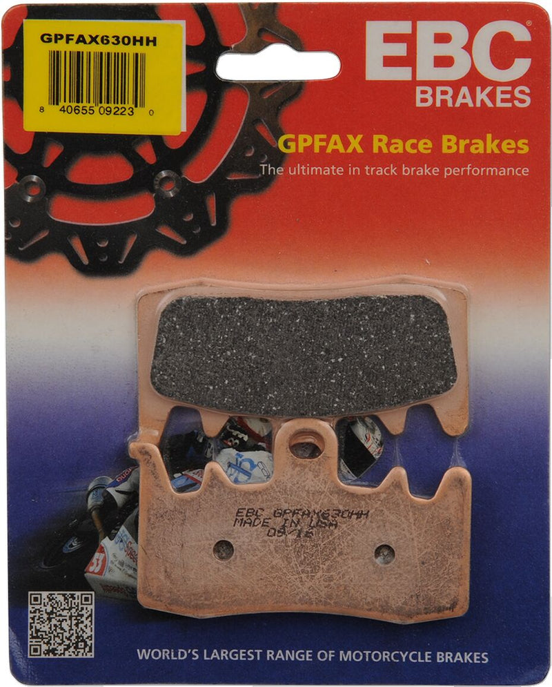 EBC Sintered Road Race "GPFAX" Brake Pads GPFAX-HH Series Front Sintered Metal Set of 2 #GPFAX630HH