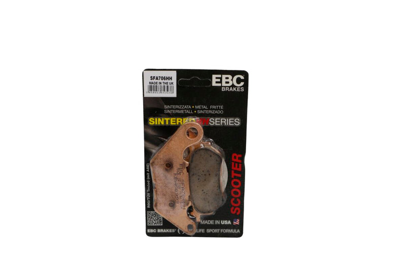 EBC SFA-HH Series Sindered Scooter Brake Pads for 2017-2026 YAMAHA Street Rear Sintered Metal Pair #SFA706HH