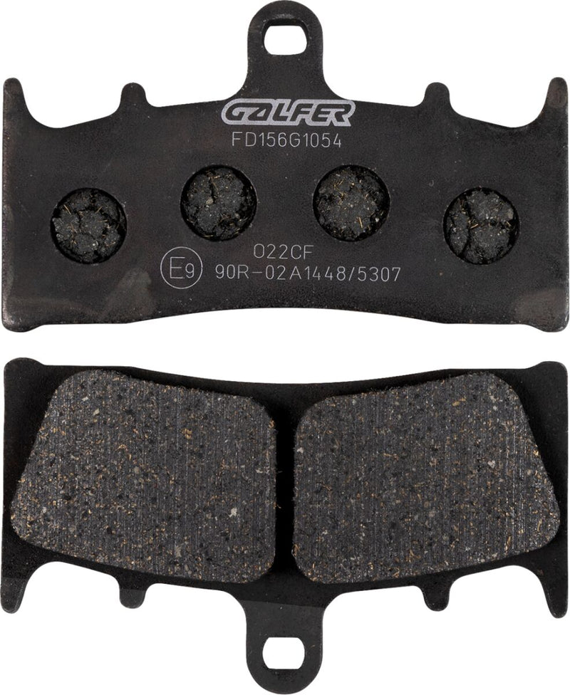 Galfer Semi-Metallic Brake Pads Front Semi-Sintered Metal Set of 2 #FD156G1054