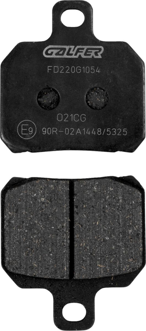 Galfer Semi-Metallic Brake Pads Front Rear Semi-Sintered Metal Set of 2