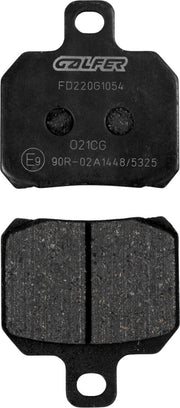 Galfer Semi-Metallic Brake Pads Front Rear Semi-Sintered Metal Set of 2 #FD220G1054