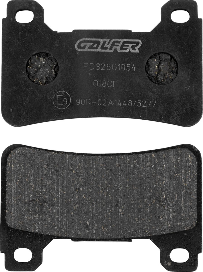 Galfer Semi-Metallic Brake Pads for 2004-2006, 2008-2016, 2024-2026 HONDA Front Semi-Sintered Metal Set of 2 #FD326G1054