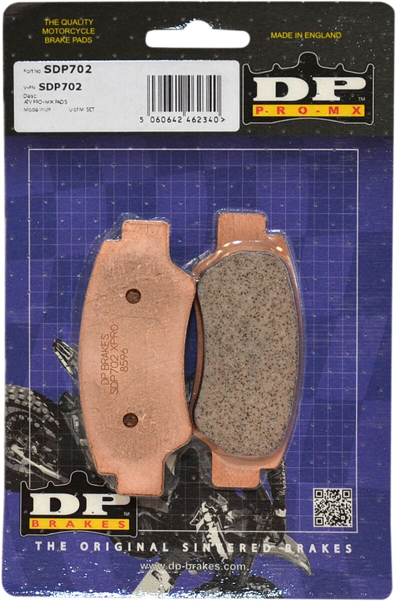 DP Brakes SDP Pro MX High-Performance Brake Pads for 2018-2024 CF MOTO Multi-Purpose Off-Road Sintered Metal Set #SDP702