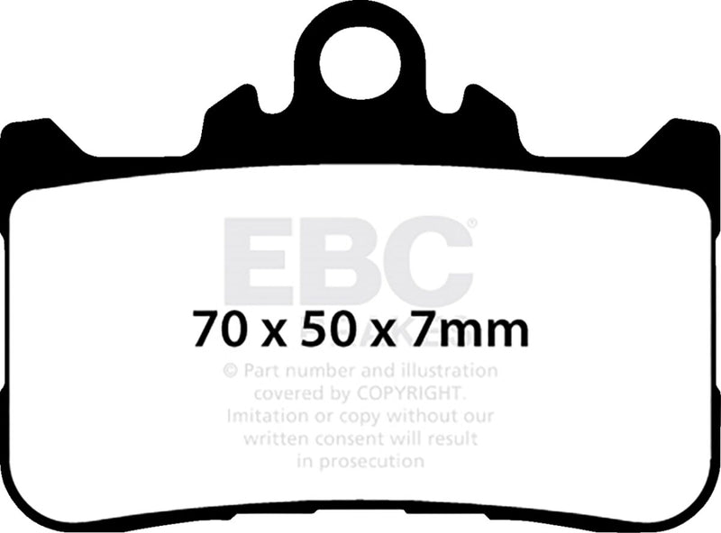 EBC FA-HH Series Sindered Brake Pads for 2021-2026 HONDA Sintered Metal Set #FA759HH