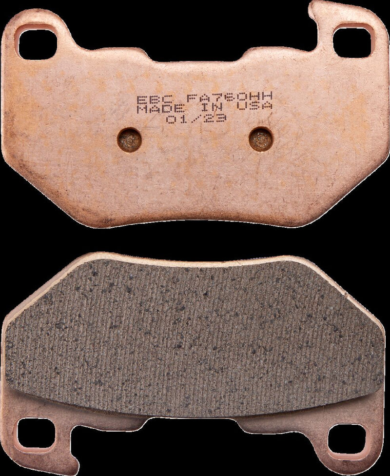 EBC Sintered "HH" Brake Pads for 2021-2026 Harley-Davidson FA-HH Series Rear Sintered Metal Copper Alloy Set of 2 #FA760HH