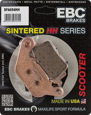 EBC SFA-HH Series Sindered Scooter Brake Pads for 2015-2024 YAMAHA Sintered Metal Set