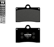 Galfer Semi-Metallic Brake Pads Street Front Rear Semi-Sintered Metal Set #FD068G1050