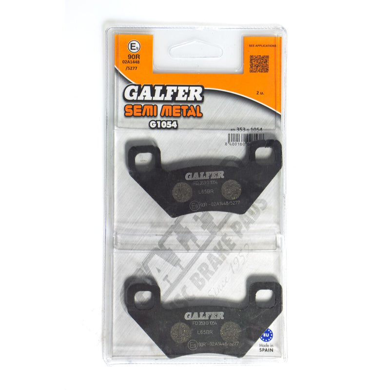 Galfer Semi-Metallic Brake Pads Multi-Purpose Off-Road Front Rear Semi-Sintered Metal Set #FD353G1054