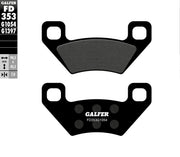 Galfer Semi-Metallic Brake Pads Multi-Purpose Off-Road Front Rear Semi-Sintered Metal Set #FD353G1054
