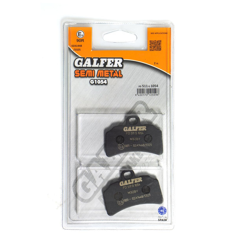 Galfer Semi-Metallic Brake Pads for 2017-2024 BETA EVO Off-Road Front Semi-Sintered Metal Set #FD511G1054
