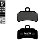 Galfer Semi-Metallic Brake Pads for 2017-2024 BETA EVO Off-Road Front Semi-Sintered Metal Set #FD511G1054