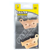 Galfer HH Sintered Brake Pads for 2012-2016, 2019 SYM MAXSYM 400 I ABS Multi-Purpose Front Rear Sintered Metal Set