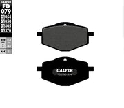 Galfer Semi-Metallic Brake Pads Multi-Purpose Front Rear Semi-Sintered Metal Set #FD079G1054
