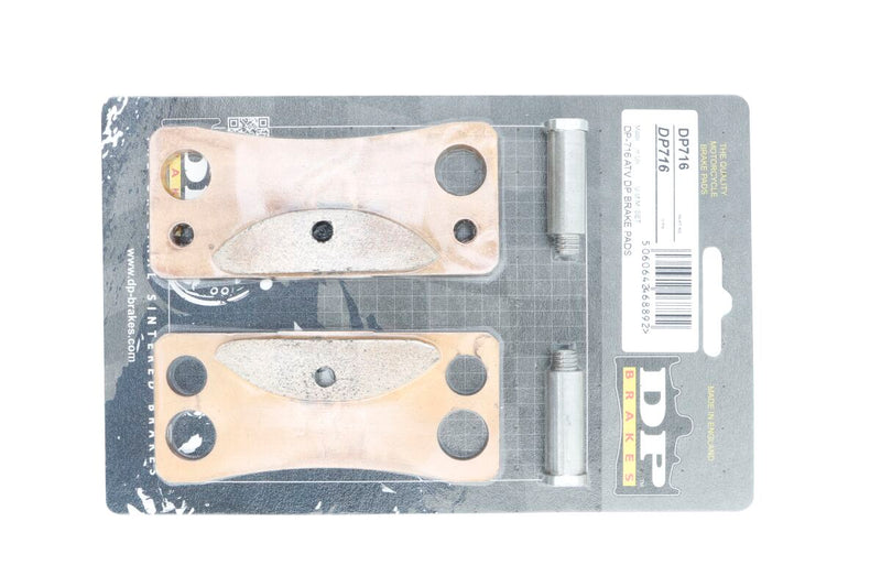 DP Brakes Sintered Metal Brake Pads for 2005-2016, 2018-2020, 2022-2024 YAMAHA Off-Road Front Pair