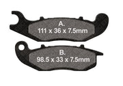 EBC FA-HH Series Sindered Brake Pads for 2023-2026 HONDA XL 750 ABS Front Right Sintered Metal Set #FA465HH
