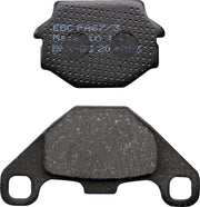 EBC Organic Base "FA" Brake Pads for 1987-1989, 1991-2007 KAWASAKI FA Series Rear Left Aramid Fibre Set of 2 #FA067/3