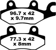EBC TT Sport Carbon Fusion Brake Pads Multi-Purpose Off-Road Rear Pair
