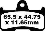 EBC TT Sport Carbon Fusion Brake Pads Multi-Purpose Off-Road Rear Pair #FA344TT