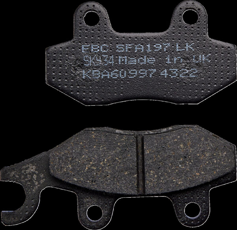 EBC Brake Pads Street Front Rear Organic Base Set of 2 #SFA197