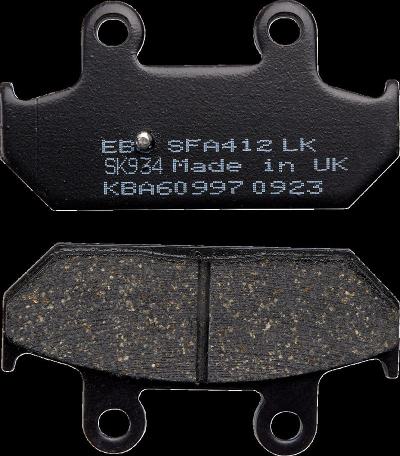 EBC Brake Pads for 2002-2020 SUZUKI Street Rear Rear Left Organic Base Set of 2 #SFA412