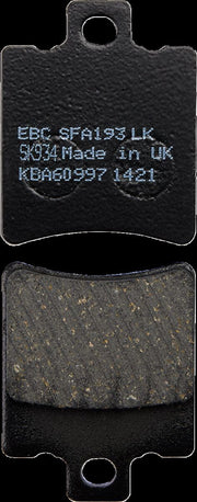 EBC Scooter "SFA" Brake Pads SFA Series Front Rear Organic Base Aramid Fibre Set of 2 #SFA193