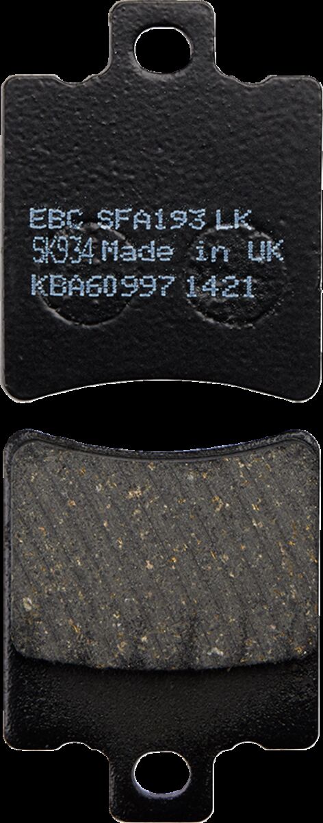 EBC Scooter "SFA" Brake Pads SFA Series Front Rear Organic Base Aramid Fibre Set of 2 #SFA193