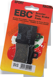 EBC Scooter "SFA" Brake Pads SFA Series Front Rear Organic Base Aramid Fibre Set of 2 #SFA193