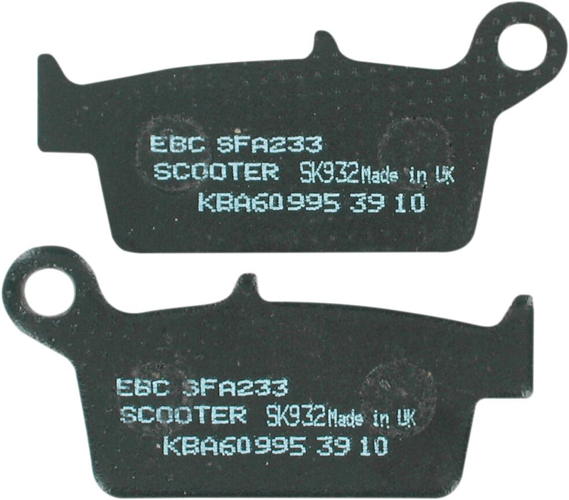 EBC Scooter "SFA" Brake Pads Multi-Purpose Street Front Rear Sintered Metal Set #SFA233