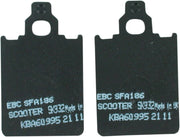 EBC Scooter "SFA" Brake Pads SFA Series Front Left Front Right Organic Base Aramid Fibre Set of 2 #SFA186