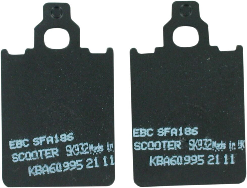 EBC Scooter "SFA" Brake Pads SFA Series Front Left Front Right Organic Base Aramid Fibre Set of 2 #SFA186