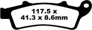 EBC SFA-HH Series Sindered Scooter Brake Pads Street Front Sintered Metal Pair #SFA324HH