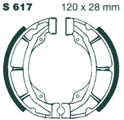 EBC Standard Brake Shoes for 1979-1981, 1991-2000 SUZUKI Smooth Front Rear Organic Base Set