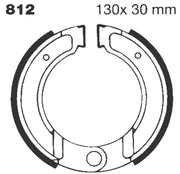 EBC "G" Grooved Brake Shoe for 1981-1985 KTM Organic Base Set