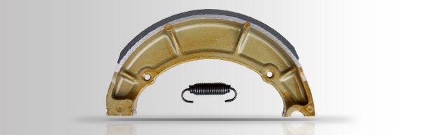 EBC Standard Brake Shoes for 1973-1974, 1994-1996 YAMAHA Smooth Front Organic Base Set #Y522