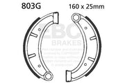 EBC Brake Shoe for 1982-1984 HUSQVARNA Grooved Front Organic Base Set