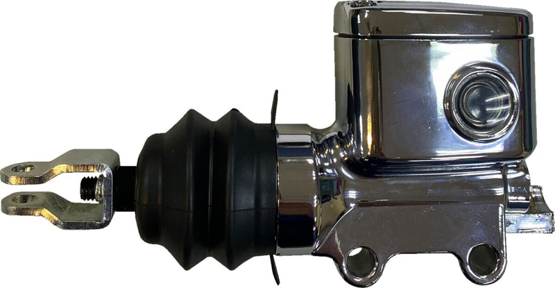 Drag Specialties Rear Brake Master Cylinder - Standard, Each - Chrome / Polished for Harley-Davidson Softail 2023-2024