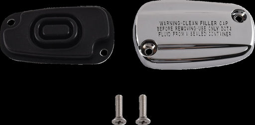 Drag Specialties 78700 for 2018-2024 Harley-Davidson Cover Blue Chrome Rear Master Cylinder