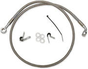Drag Specialties Stainless Steel Brake Line Kit Fits Harley-Davidson Sportster Models 2004-2010