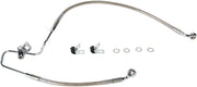 Drag Specialties Stainless Steel Brake Line Kit Fits Harley-Davidson Sportster Models 2004-2013