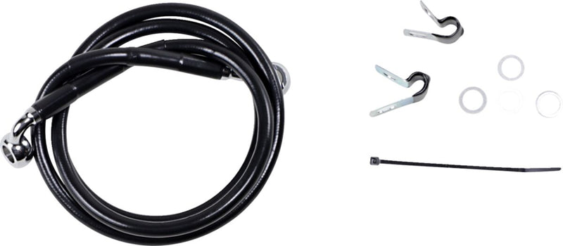 Drag Specialties Stainless Steel Brake Line Kit Fits Harley-Davidson Softail Models 1999-2007