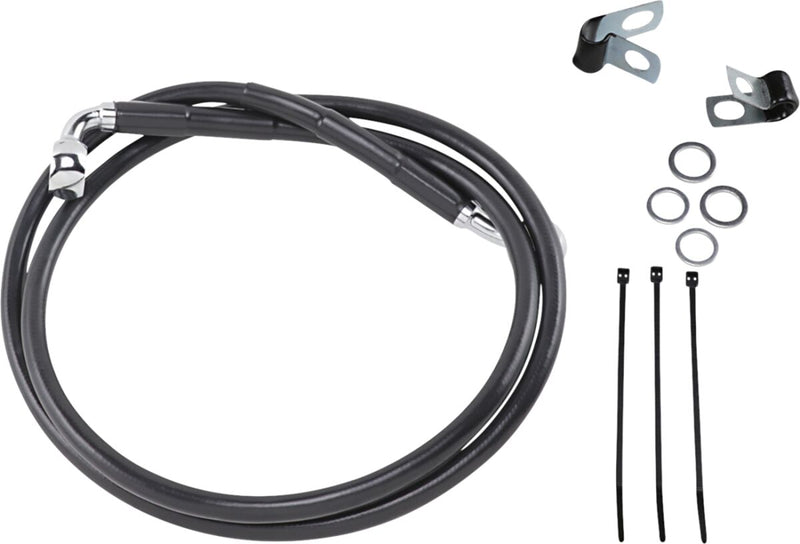 Drag Specialties Stainless Steel Brake Line Kit Fits Harley-Davidson Dyna, Sportster Models 1988-2003