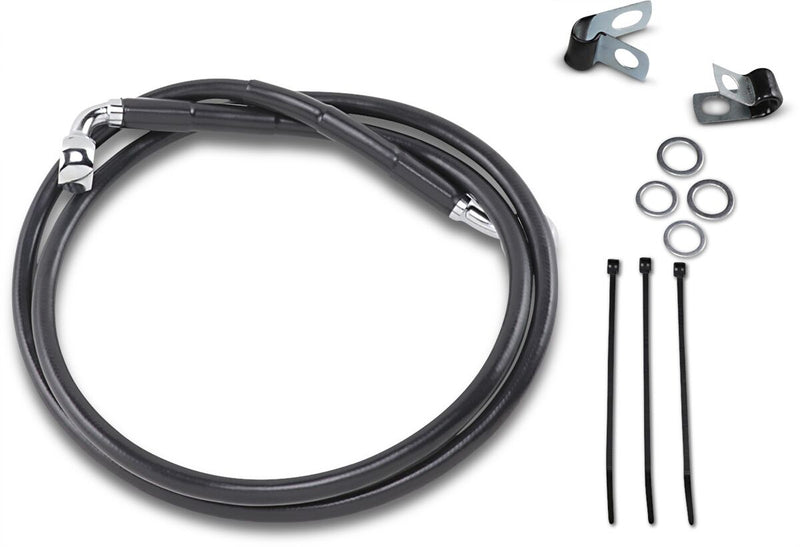 Drag Specialties Stainless Steel Brake Line Kit Fits Harley-Davidson Dyna, Sportster Models 1988-2003